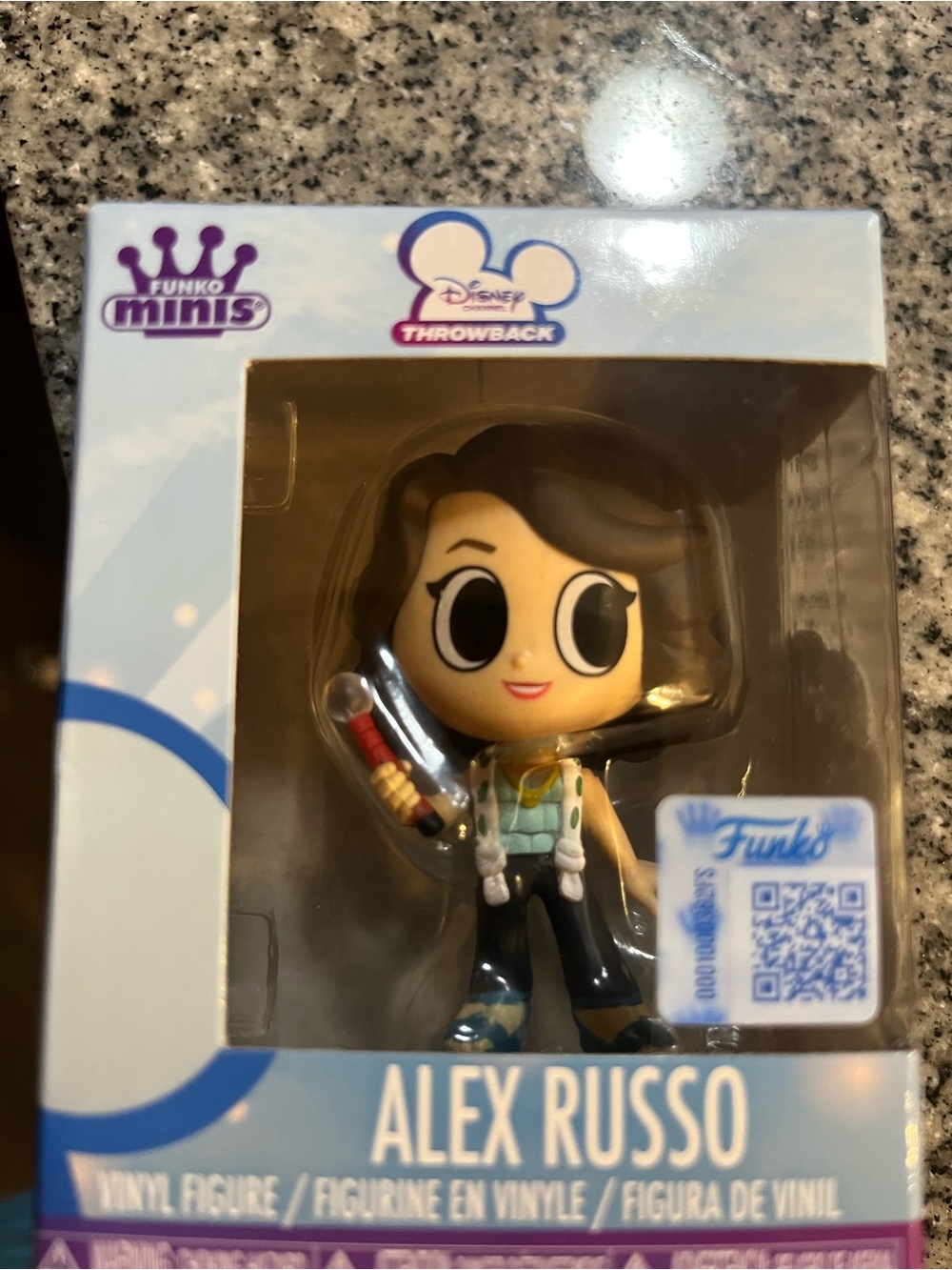 Funko Alex Russo Vinyl Figure - Black Hair, Blue Outfit, Gold Necklace